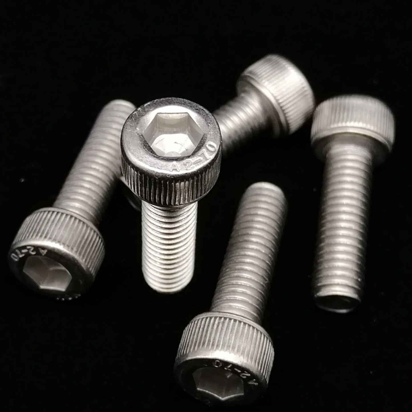 Kit Surtido Tornillos/Pernos/Tuercas Cabeza Hexagonal Acero Inoxidable 304 (M1.6/M2/M2.5/M3/M4/M5) (Total 400/650/1140/2100 Piezas)
