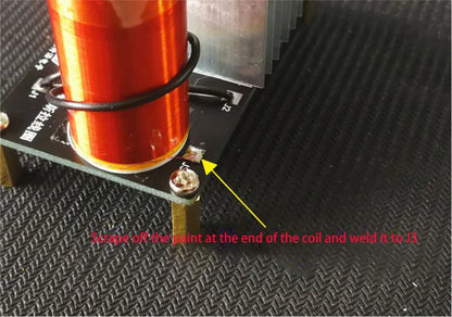 Kit DIY Mini Bobina Tesla Musical 15W (15-24V DC) - Parlante Plasma y Transmisión Inalámbrica (1 Set)