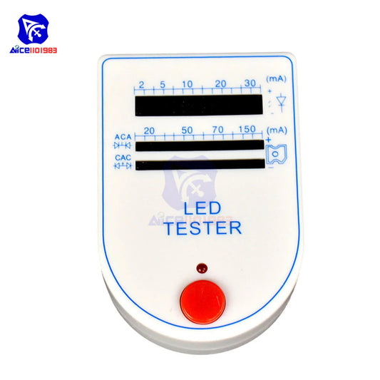 Tester Caja Prueba LED Mini 2-150mA para Diodo Emisor Luz Lámpara Bulbo Batería In-line