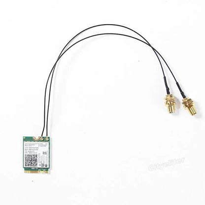 Cable Pigtail RF Antena (30cm, 0.81mm, IPEX 4 MHF4 a RP-SMA) para Tarjeta WiFi Intel AX200/9260NGW/8260NGW/8265NGW NGFF M.2 (2 Unidades)