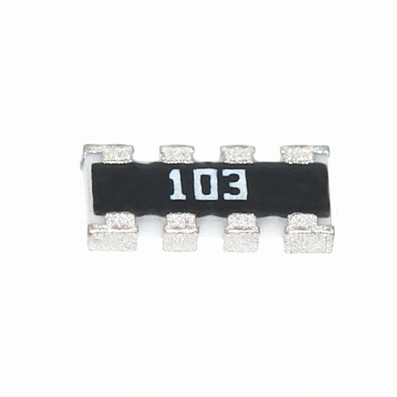 100pcs 0603*4 8P4R 2*4P SMD Network Resistor array 100R 1K 10K 4.7K 5.1K 51R 22R 33R 47R 150R 200R 220R 300R 330R 4D03 ohm