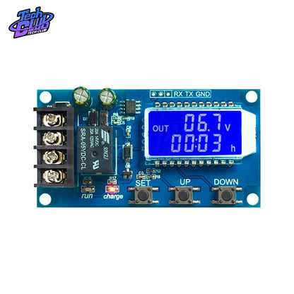 Módulo Control Carga Automática Batería Solar 12V/24V (Plomo-Ácido/Litio) con Display LCD y Protección