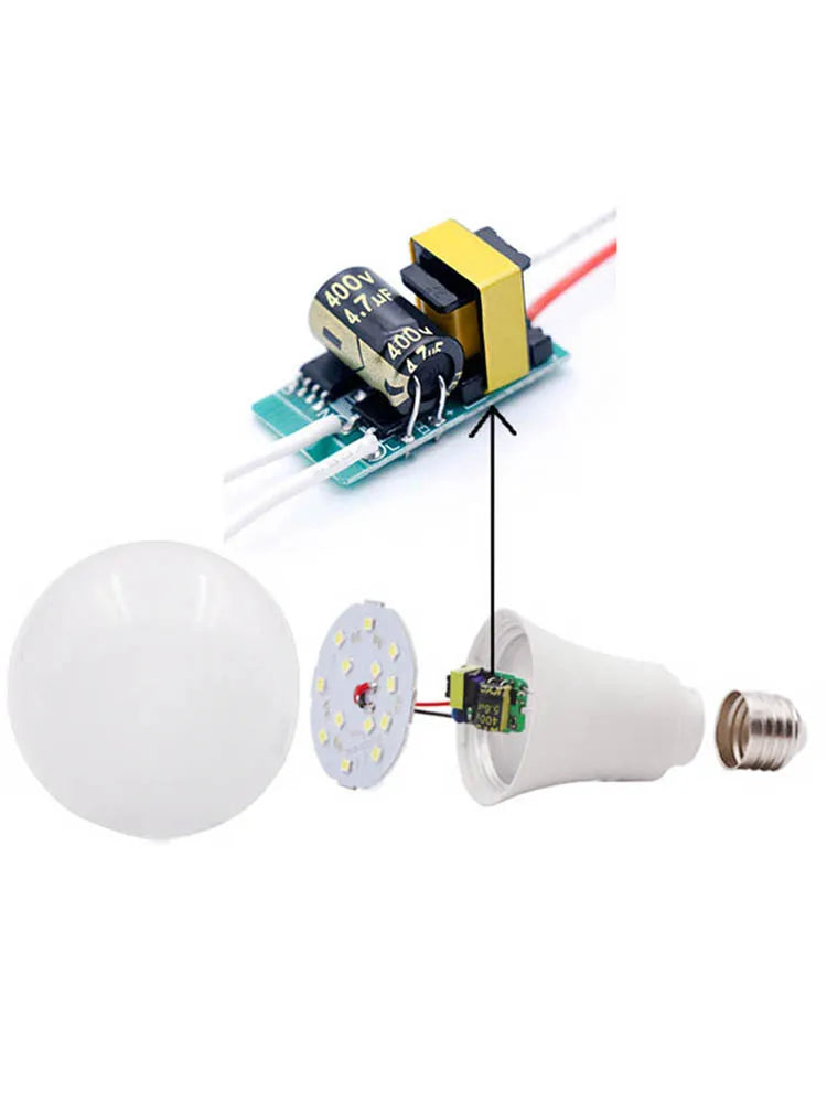 Driver LED No Aislado 220mA/230mA (18W/24W/32W/40W) Fuente AC80-180V Transformador Iluminación SMD Bulbo