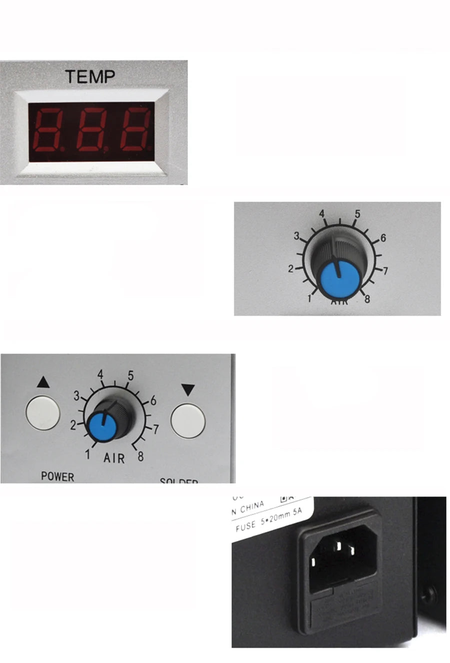 Hot Air Gun 858D 700W BGA Rework Solder Station 220V / 110V For SMD SMT Heat Soldering Station Welding Repair Tools