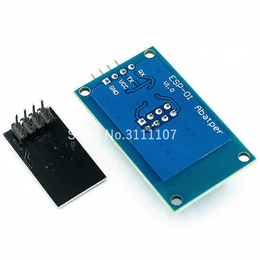 Módulo Adaptador WiFi Wireless Transceiver ESP8266 ESP-01 Puerto Serie Larga Distancia (Placa Azul)