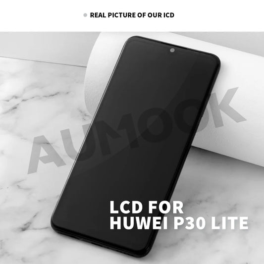 P30 Lite Screen for HUAWEI P30 Lite LCD Display Screen with Frame for HUAWEI P30 Lite Touch LCD Screen Nova 4e Replacement Parts