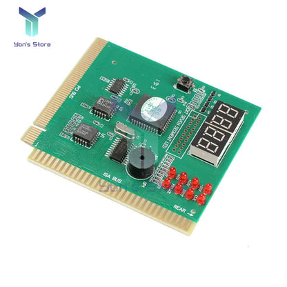Analizador Diagnóstico PC (4 Dígitos LCD) - Tarjeta POST Tester Motherboard ISA/PCI con Indicador LED