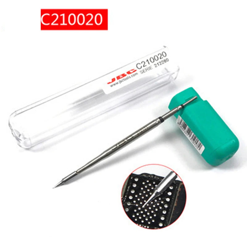 Original JBC C210 Soldering Iron Head C210018H C210002H C210020H Universal C210 Soldering Station Mobile Phone PCB Repair Tool