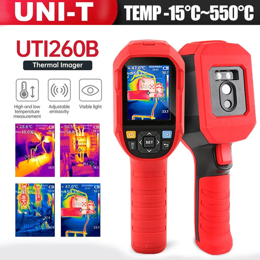 Cámara Termográfica UNI-T (UTi260B/UTi120S/UTi160S) - Termógrafo Infrarrojo Mantenimiento Eléctrico/PCB