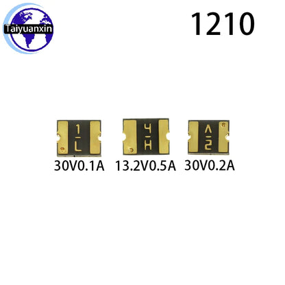 50PCS 0805 1206 1210 1812 Fuse SMD Patch PTC Resettable Fuse 0.05A 0.1A 0.2A 0.3A 0.35A 0.5A 0.75A 1A 1.5A 2A 2.6A 3A 6V 9V 15V