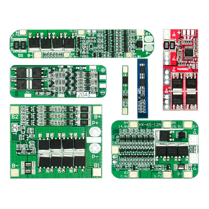 1S 2S 3S 4S 6S 3A 20A 30A Li-ion Lithium Battery 18650 Charger PCB BMS Protection Board For Drill Motor Lipo Cell Module 5S 6S
