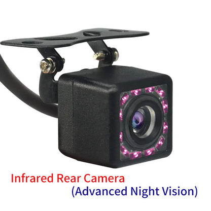 Cámara Trasera Auto Hippcron Visión Nocturna (8 LED) Monitor Parking CCD Impermeable HD