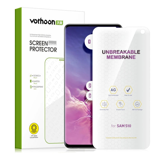 Film Protector Pantalla Hidrogel HD Cobertura Completa 3D para Samsung Galaxy S10/S10e/S21/S22/S23/S24 Plus/Ultra (Vothoon) (Nota: Mantuve marca por si es relevante)