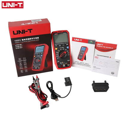Multímetro Digital Profesional UNI-T UT61E/UT61D/UT61B - Test Capacitancia DC/AC 1000V (60mF/220mF), True RMS, Auto Rango