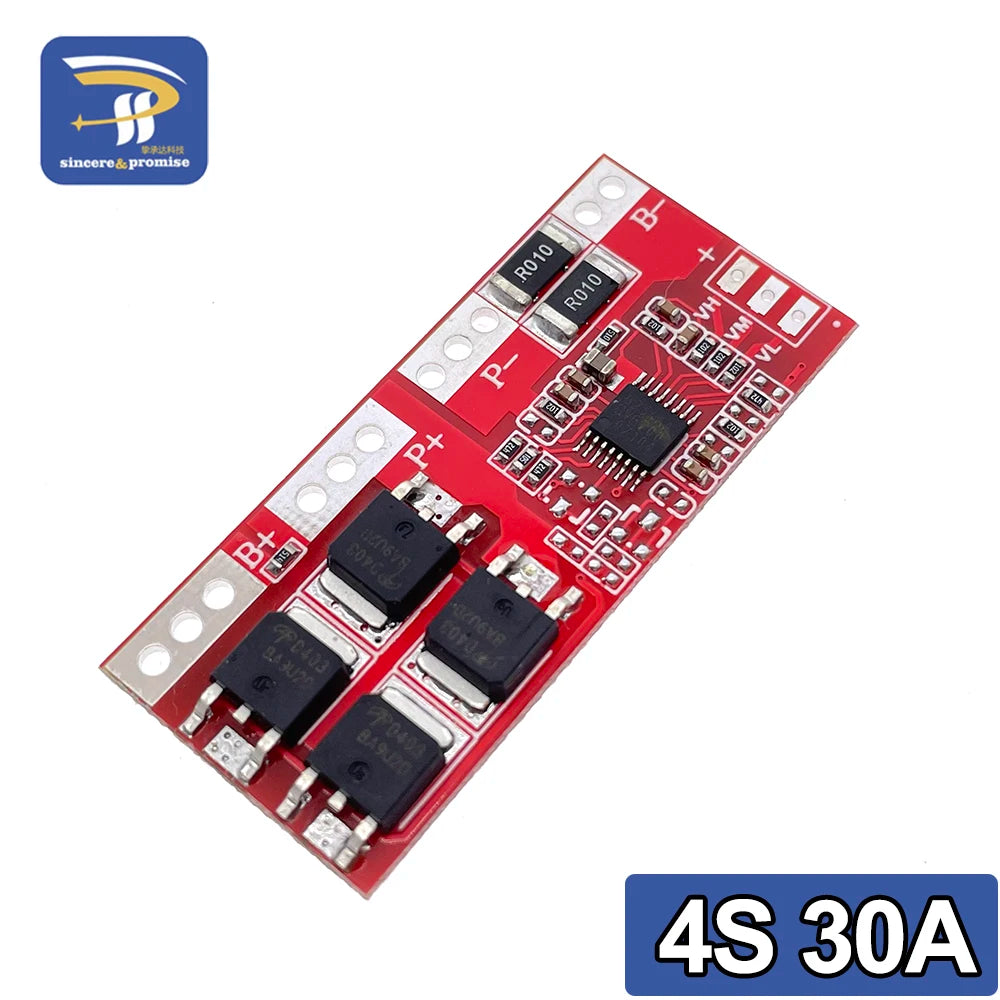 1S 2S 3S 4S 3A 10A 20A 30A Li-ion Lithium Battery 18650 Charger PCB 11.1V BMS Protection Board For Drill Motor Lipo Cell Module