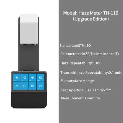 Medidor de Turbidez (Haze Meter) CHNSPEC TH-110 (ASTM/ISO) - Alta Precisión para Vidrio/Plástico/Film