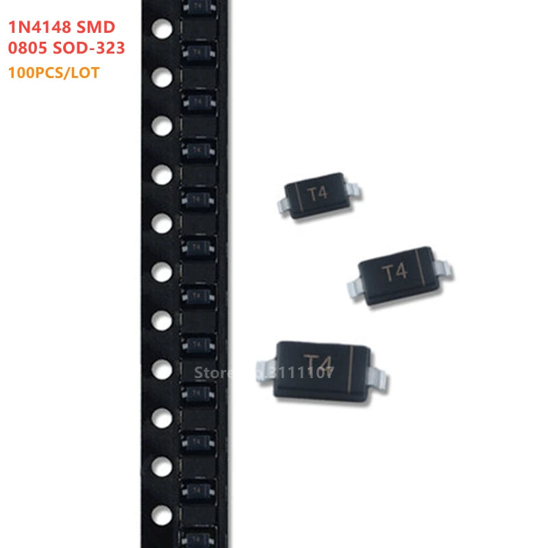 Diodo Switching SMD 1N4148WS (T4) 0805 / SOD-323 - Lote 100 Piezas