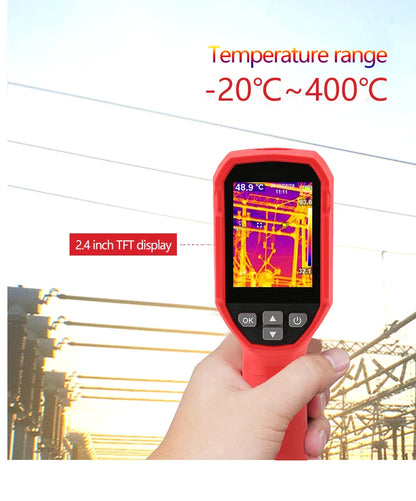 Cámara Termográfica UNI-T UTi120S (120x90) - Termógrafo Infrarrojo Prueba Tuberías Calefacción Suelo
