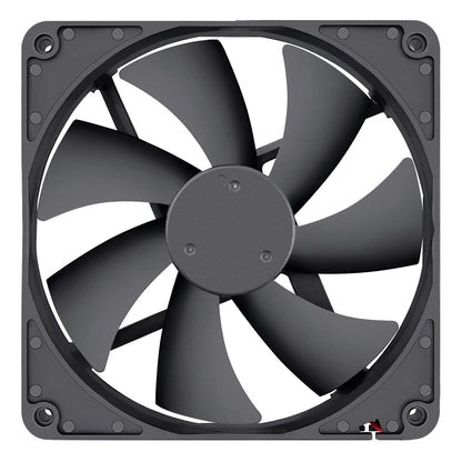 Ventilador Gdstime 140mm (5V/12V/24V, 2PIN/USB, Rodamiento Bola/Buje) para Gabinete PC/CPU Laptop (140x140x25mm)