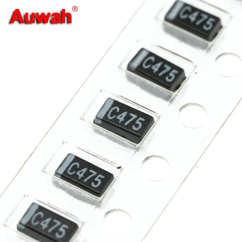 Capacitor Tántalo SMD 1206 Tipo A (0.33uF-220uF, 6.3V-25V) - Pack 10 Unidades (Valores Surtidos)
