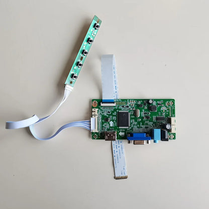 Kit Placa Controladora LCD Driver para Panel 15.6" B156XTN07.0/1 (1366x768) EDP Monitor VGA DIY