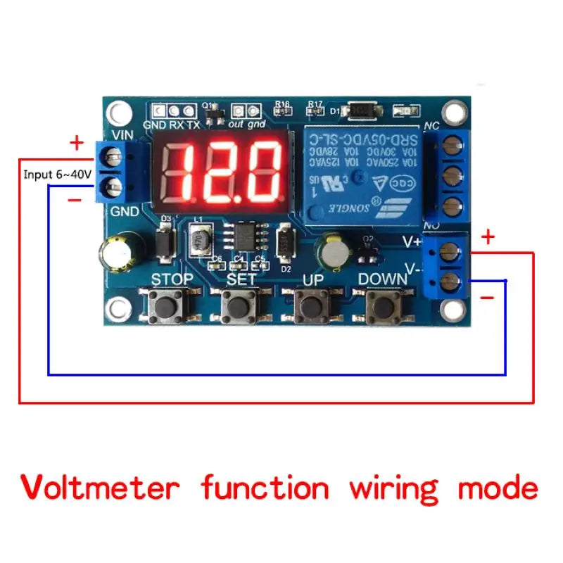 Switch Control Carga/Descarga Batería DC 6-40V Protección Sobre/Bajo Voltaje Corte Automático