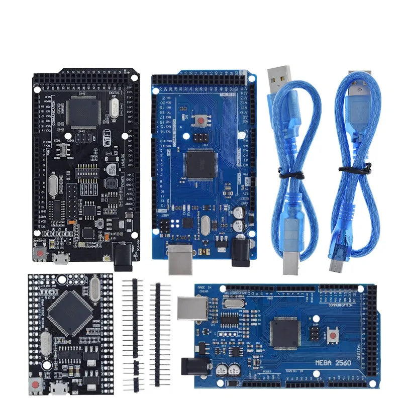 Placa Desarrollo TZT Mega2560 (ATMEGA16U2 / Pro Mini / WiFi R3 ATmega2560 CH340G) compatible Arduino Mega R3 / ESP8266