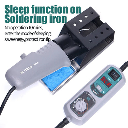 YIHUA 938D Portable Tweezers Soldering Station 110V 220V Soldering Iron Station Chip Desoldering Kit Set SMD Welding Equipment