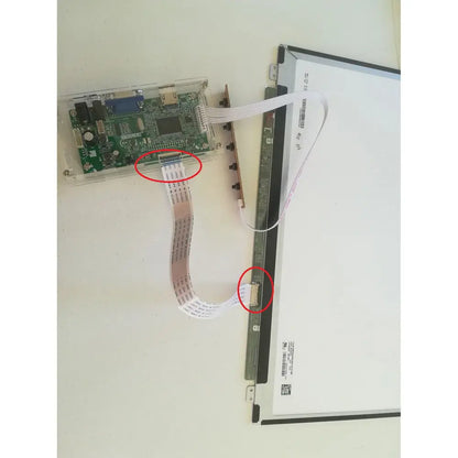 Kit Placa Controladora EDP para Panel 17.3" B173RTN01.1/.3/.4 (1600x900) HDMI/VGA/Audio Driver LED DIY