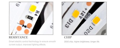 Tira LED 2835 SMD 12V (60 LEDs/m) Alta Luminosidad - Rollo 5 Metros