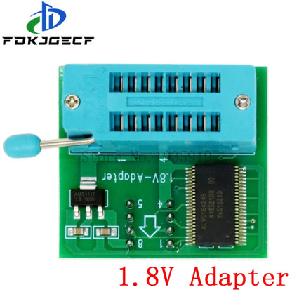 Kit Programador USB CH341A EEPROM/Flash/BIOS con Clip SOIC8, Adaptador 1.8V y ZIF Socket (Variante 1)
