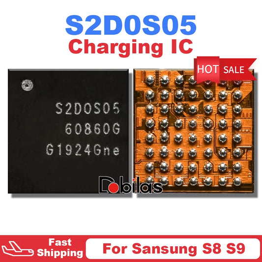 Circuito Integrado (IC) Carga S2D0S05 USB (BGA) para Samsung Galaxy S8(G950F)/S9(G960F)/S9+(G965F) (1 Unidad)