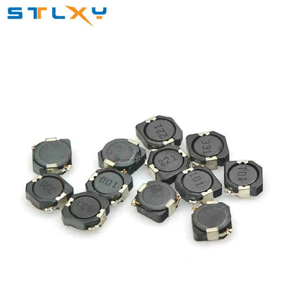Inductor Potencia Blindado Bobinado CDRH104R 10x10x4mm - Varios Valores (10uH a 330uH) - Lote 5 Piezas