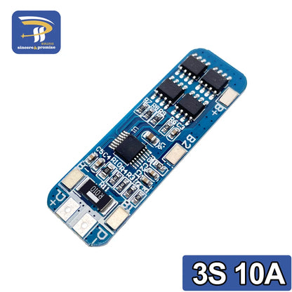 1S 2S 3S 4S 3A 10A 20A 30A Li-ion Lithium Battery 18650 Charger PCB 11.1V BMS Protection Board For Drill Motor Lipo Cell Module