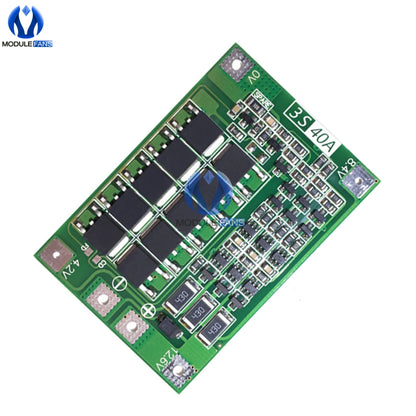 3S/4S Bms Balance 20A 30A 40A 60A 12V/24V Li-ion Lithium Battery Charger Protection Board 18650 BMS Equalizer Enhance/Balance