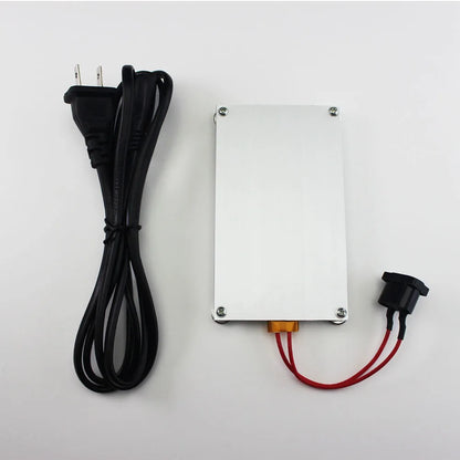PTC Heating Plate 550W Welding Soldering Plate Aluminum Heater LED Bead Remover BGA Repair Chip Demolition 240-260℃ Thermostat