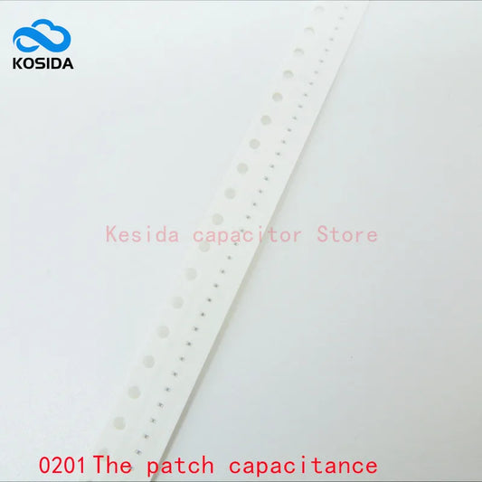 Kit Surtido Capacitores Cerámicos SMD 0201 MLCC (0.5pF - 4.7uF) - Pack 200 Unidades