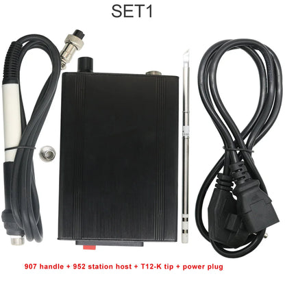 Quick Heating T12 soldering station electronic welding iron 2020 New version STC T12 OLED Digital Soldering Iron T12-952 QUICKO