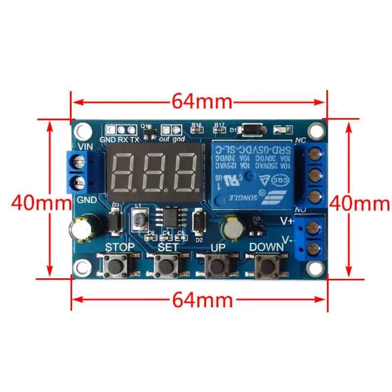 Switch Control Carga/Descarga Batería DC 6-40V Protección Sobre/Bajo Voltaje Corte Automático