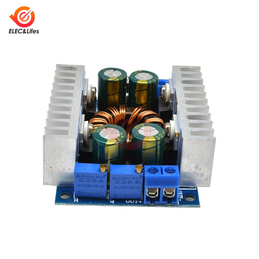 Módulo Fuente Alimentación Automática Step-Up/Down 8A/10A Pico CC/CV Ajustable Boost/Buck para Auto
