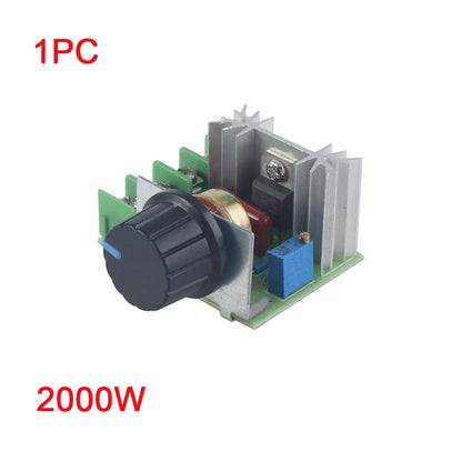 Regulador Voltaje AC 220V 2000W/4000W Tiristor Alta Potencia Dimmer Control Velocidad/Temperatura