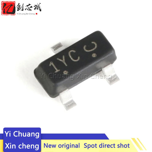 Transistor NPN L8050Q (1YC) / PNP L8550Q (1YD) SMD SOT-23 - Lote 50 Piezas