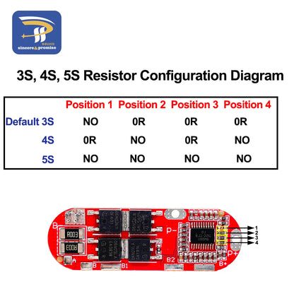 1S 2S 3S 4S 3A 10A 20A 30A Li-ion Lithium Battery 18650 Charger PCB 11.1V BMS Protection Board For Drill Motor Lipo Cell Module