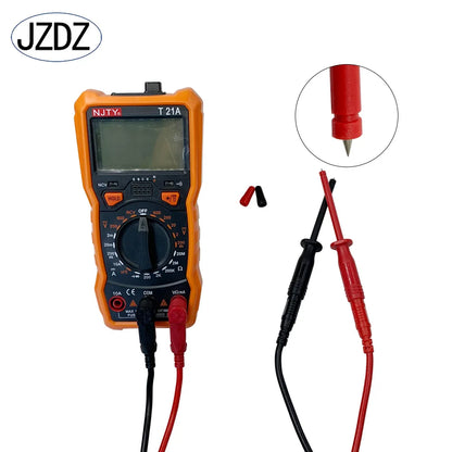 Puntas Prueba JZDZ (Tipo Aguja) para Multímetro con Conector Banana Hembra 4mm (Par) - J-30016