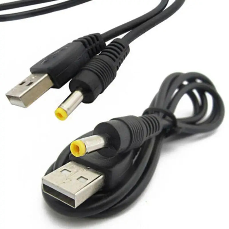 Cable Carga USB A a DC Plug (0.8m) Compatible con PSP 1000/2000/3000 (1 Unidad)
