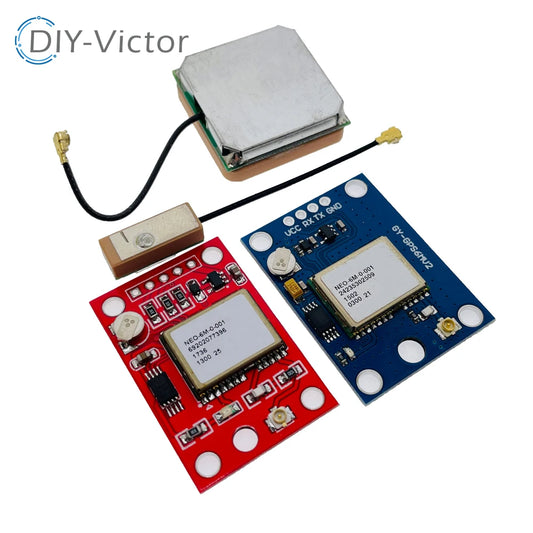 Módulo GPS GY-GPS6MV2 (NEO-6M) con EEPROM y Antena (3-5V, RS232/TTL) para Arduino/APM2.5 Control Vuelo
