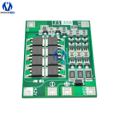 3S/4S Bms Balance 20A 30A 40A 60A 12V/24V Li-ion Lithium Battery Charger Protection Board 18650 BMS Equalizer Enhance/Balance