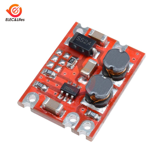 Lote 5 Pcs Módulo Automático Buck/Boost DC-DC 2.5V-15V a 3.3V/4.2V/5V/9V/12V Regulador Voltaje Step-Up/Down