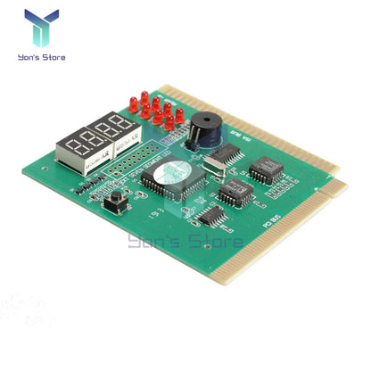 Analizador Diagnóstico PC (4 Dígitos LCD) - Tarjeta POST Tester Motherboard ISA/PCI con Indicador LED