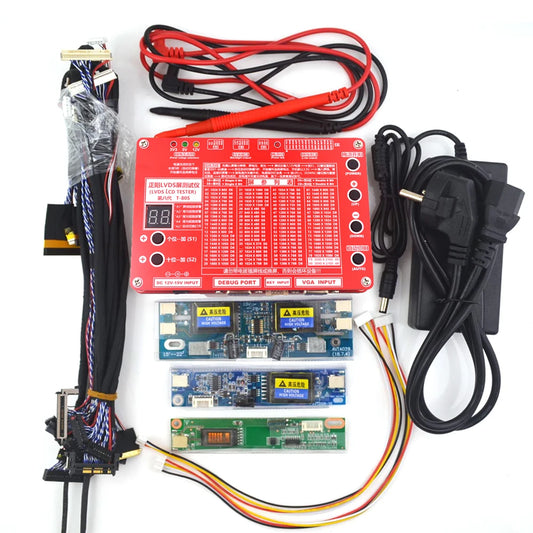 Tester Panel Universal T-80S para Pantallas LED/LCD (TV/Computadora/Laptop) - 80 Programas, Soporte 7-84"